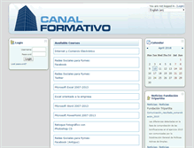 Tablet Screenshot of campusvirtual.canalformativo.es